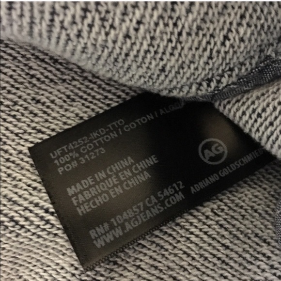 Ag adriano goldschmied dode indigo terry jacket - Picture 10 of 11